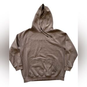 Balance Athletica Tan Pullover Hoodie Sweatshirt the maker hood